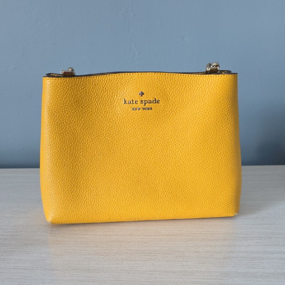 Kate Spade Yellow Leather Women's Bag